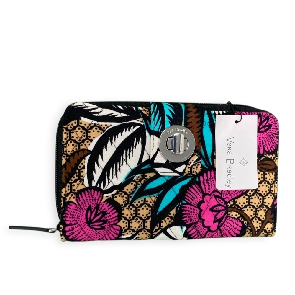 Vera Bradley Turn Lock Wallet - Picture 1 of 6